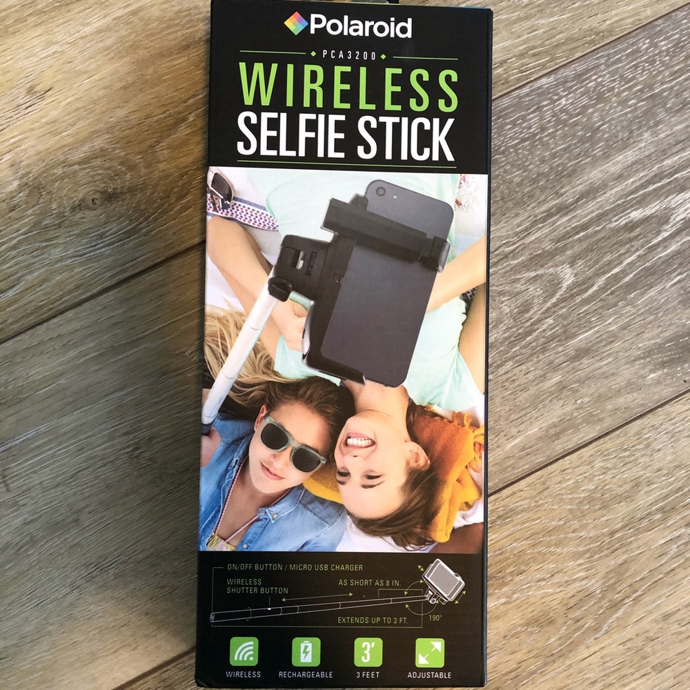 Polaroid wireless selfie stick